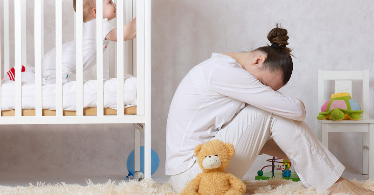 Exhaustion from postpartum fatigue