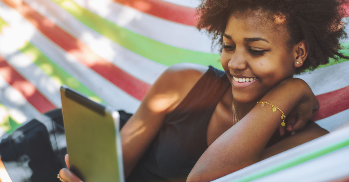 Reading or watching something funny can be a quick mood booster